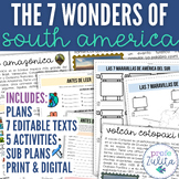 7 Wonders of South America Spanish Culture & Geography Rea