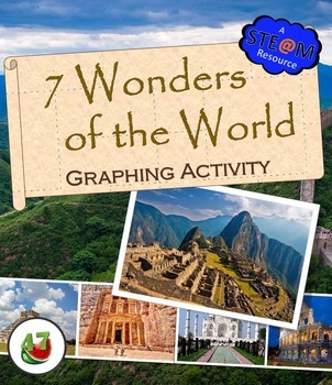 Preview of 7 Wonders of the World: STEAM Graphing Activity