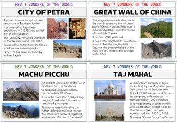 Interesting Facts About The 7 Wonders Of The Modern World - The Fact Site