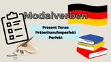 7 page Present and Past Tense German Modal Verb Worksheet