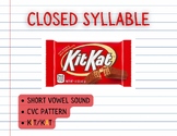 7 syllable types with candy posters