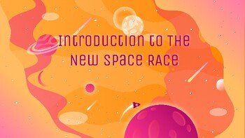 Preview of 7-week synthesis argument unit about the New Space Race and colonizing Mars