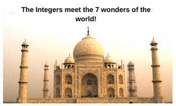 Preview of 7 wonders of the World Number Line