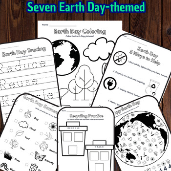 7 worksheets to learn about nature, the earth, sustainability, and ...