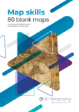 77 Blank outline maps for teaching geography