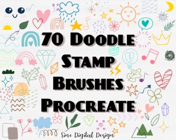 cute stamp brushes procreate free