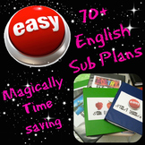 70+ English Substitute Plans, Activities, and Forms