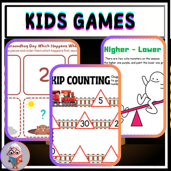 Preview of 70 Games for kids -a workbook full of games