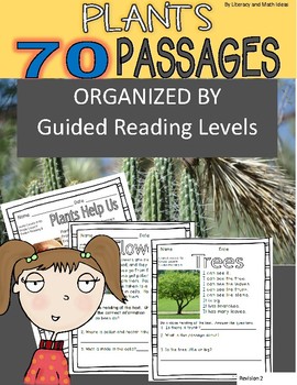 70 Nonfiction Leveled Passages (Plants) Guided Reading Levels A to N