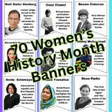 70 Women's History Month Banners