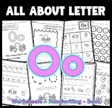 Letter Oo Worksheets Handwriting First Sounds Book