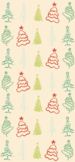 70s Retro Christmas Tree Cellphone Wallpaper Background