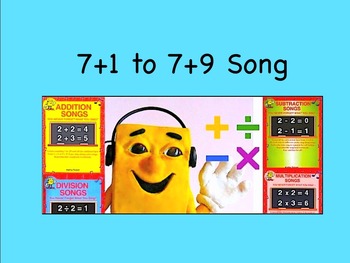 Preview of 7+1 to 7+9 mp4 Song Video from "Addition Songs" by Kathy Troxel / Audio Memory