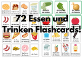 72 Essen und Trinken Flashcards!