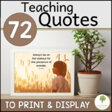 72 Inspirational Posters | Classroom Quotes