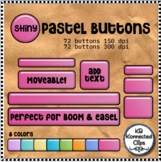 72 Shiny Pastel Buttons Interactive BOOM Cards Easel 150dp