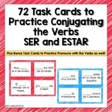 72 TASK CARDS TO PRACTICE THE VERBS SER AND ESTAR