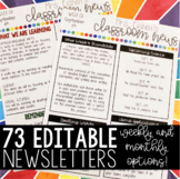 73 Editable Weekly and Monthly Newsletter Templates