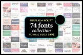 Discover a Spectacular Display and Script Font Collection 