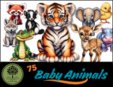 75 Baby Animals {A Novel Idea Digital Clip Art}
