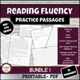 75 Differentiated Reading Fluency Passage Bundle 1 (3rd-6th)