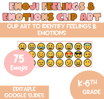 Preview of 75 Emoji Feelings and Emotions Clip Art