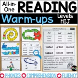 Guided Reading Warm-ups Levels HIJ | Distance Learning