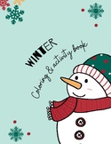 75 Page Winter / Christmas Coloring and Activity Book