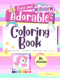 75+ Unique Unicorn Coloring Book for kids ages 4-8 {Flairzon}