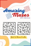 75 mazes with solutions