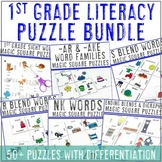 75% off - 1st Grade Literacy Centers, Game, Review, or Tes
