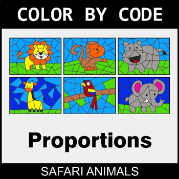 Ratios & Proportions - Coloring Worksheets | Color by Code