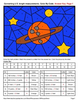 Math Coloring Worksheets