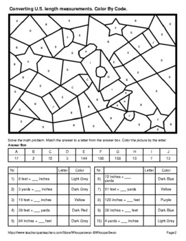 Color by Code Math