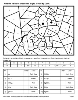 Math Coloring Pages