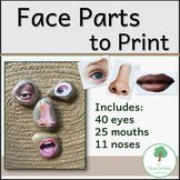 77 Face Parts to Print for Build-a-Face Loose Parts