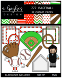 777 Baseball Clipart Bundle