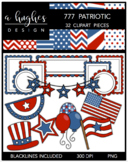 777 Patriotic Clipart Bundle 