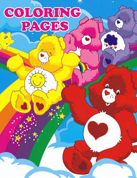 Preview of 78 pages CARE BEARS - Coloring - cartoons coloring book for kids-clipart sheets