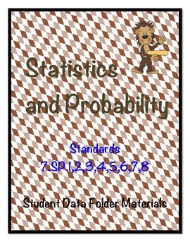 Preview of 7.SP Statistics and Probability Student Data Folder