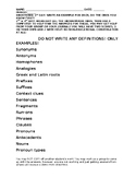 7TH GRADE FAST TEST 85 VOCAB STUDY GUIDE USING EXAMPLES ONLY