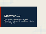 7th-10th Grammar Lecture 2.2: Diagramming Sentences II