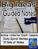 7th & 8th Grade Big Ideas Guided Notes