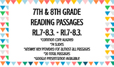 7th & 8th Grade Reading Passages - RL.7.3./RI.7.3. - RL.8.