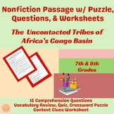 7th & 8th Nonfiction Reading Comprehension w/ Questions: T