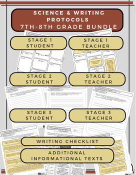 Preview of 7th-8th Science and Writing Protocol