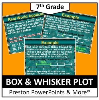 Preview of (7th) Box-and-Whisker Plot in a PowerPoint Presentation
