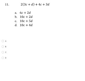 Preview of 7th GRD - Google Form #6 - Distributive Property - Beginner and Medium Examples