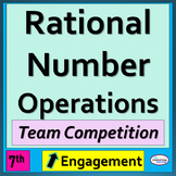 7th Grade Math Rational Number Operations CCSS Fun Spiral 
