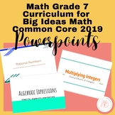 7th Grade Big Ideas Math Google Slides Lesson Plans